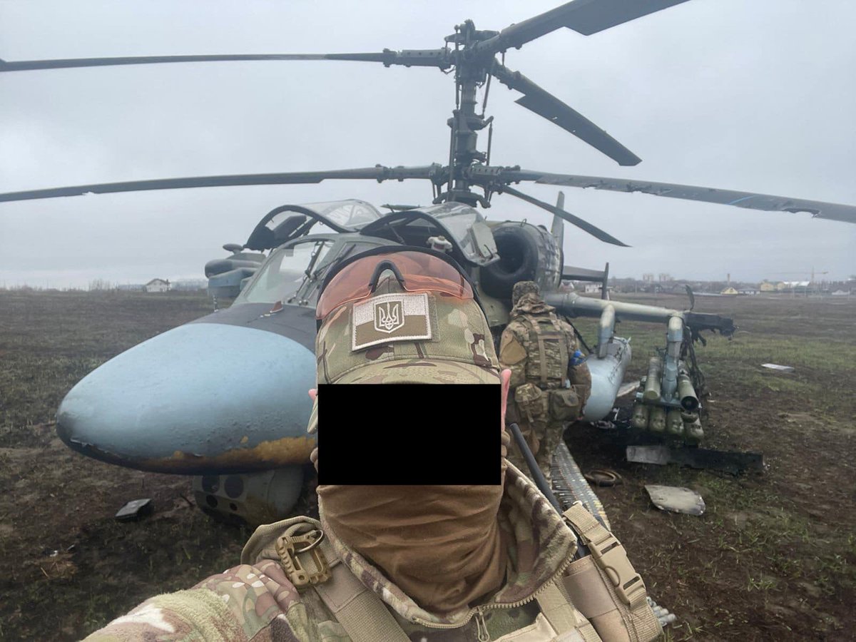 Ka-52 helicopter was seized by Ukrainian military