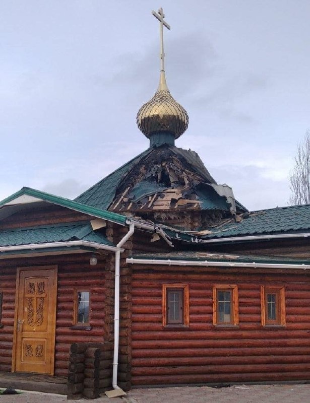 2 wounded as Russian military shelled a church in Rubizhne