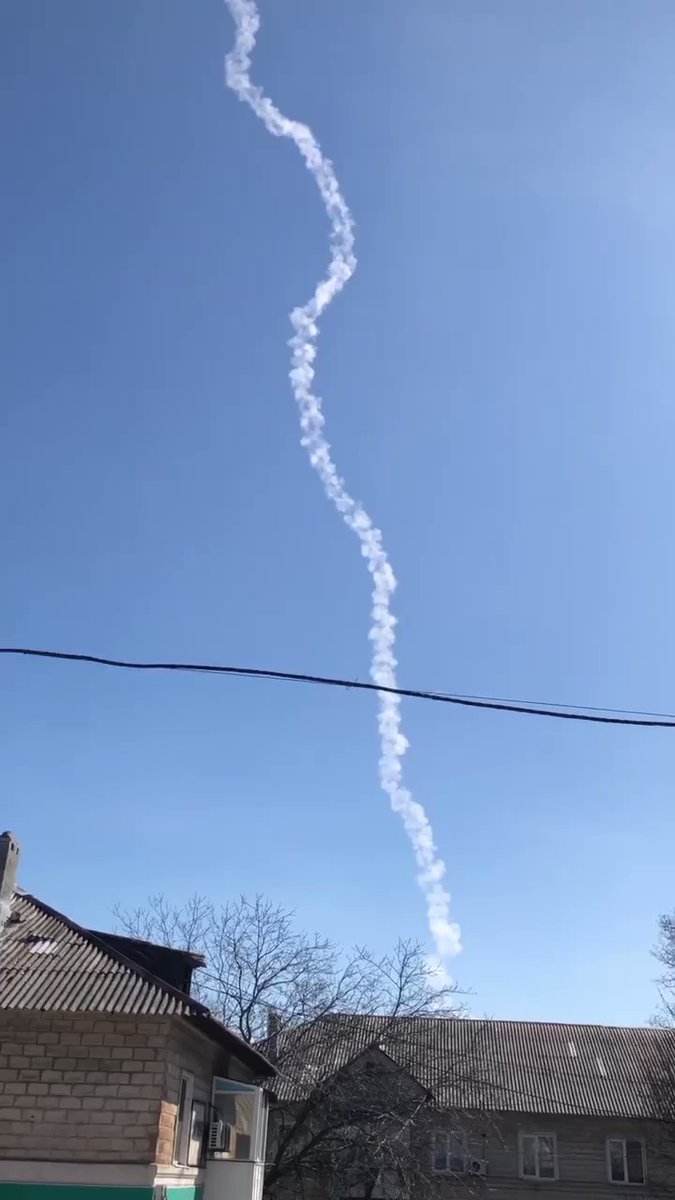 Missile launches from Shakhtarsk