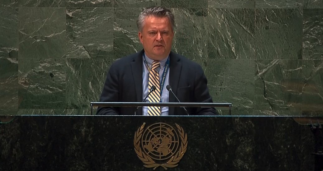 Perverted logic for aggressor Russia to present itself as a victim, @SergiyKyslytsya tells UN General Assembly