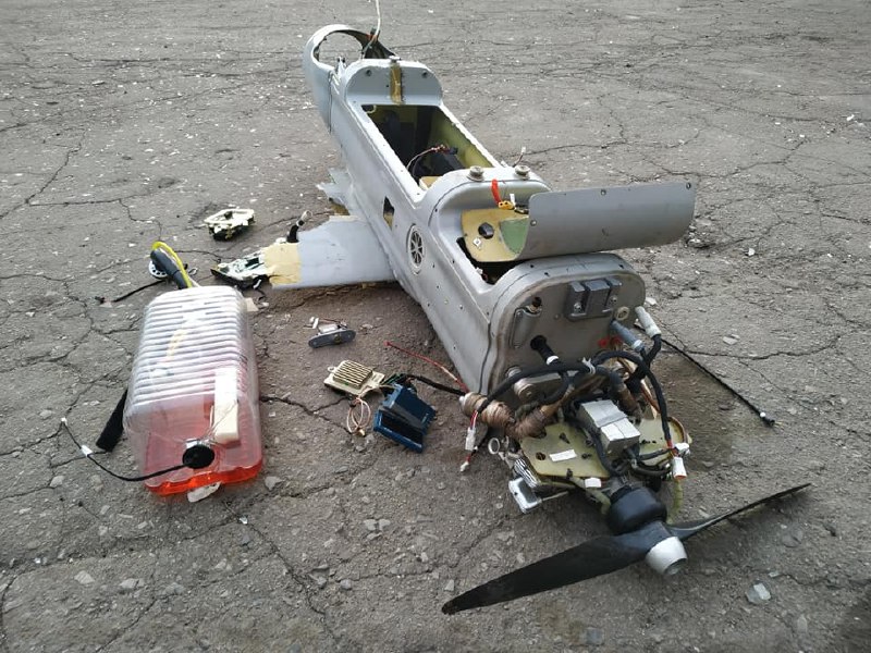 Ukrainian military downed Orlan-30 UAV today in Luhansk region