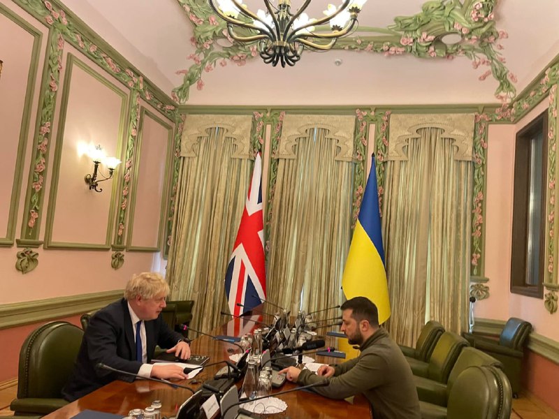 PM Johnson met with President Zelensky in Kyiv