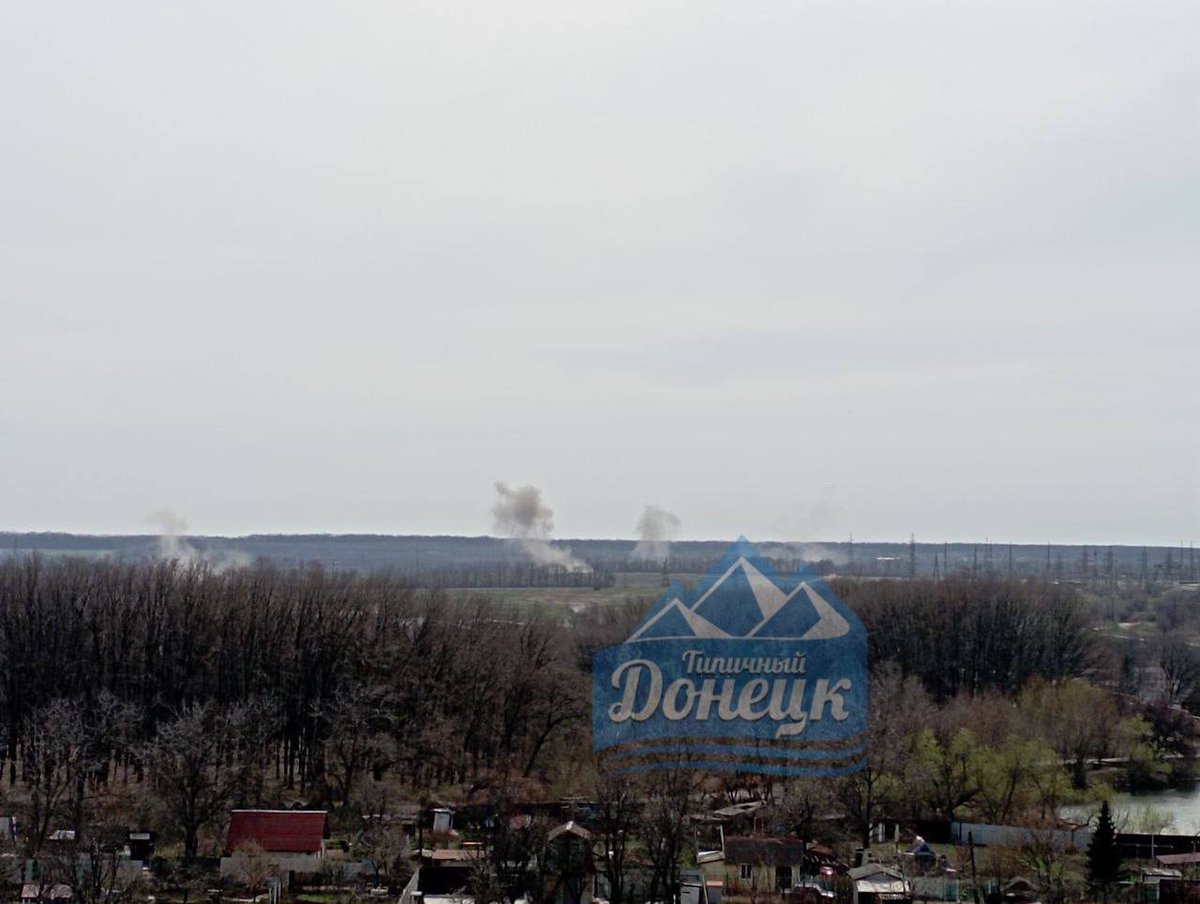 Clashes at Tekstylnyk, Donetsk
