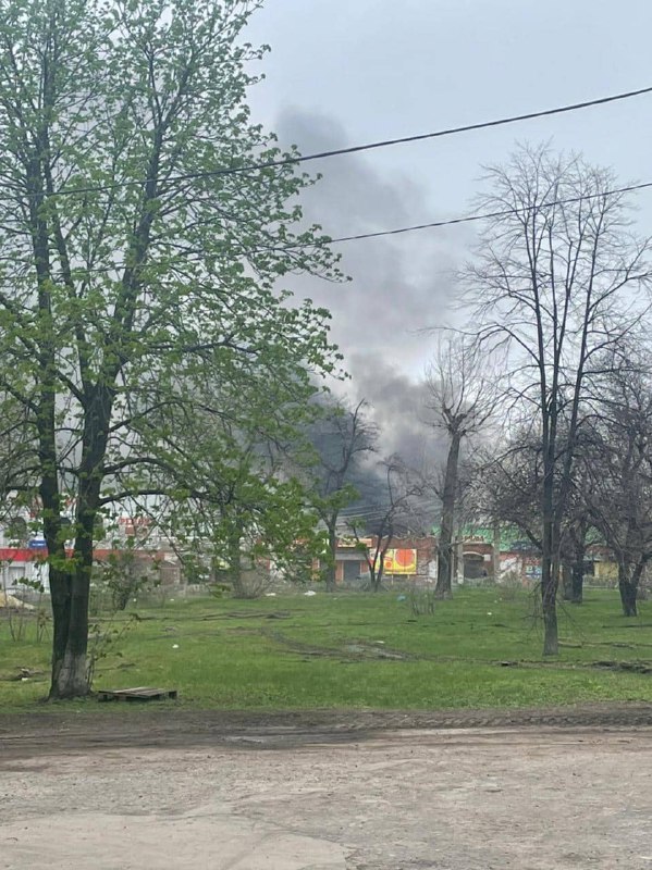 Russian army shelled market in Lysychansk