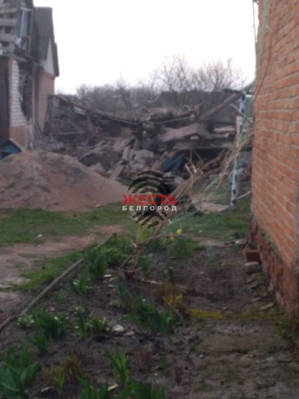 Photos: damage in Golovchino village in Grayvoron district of Belgorod region as result of explosions