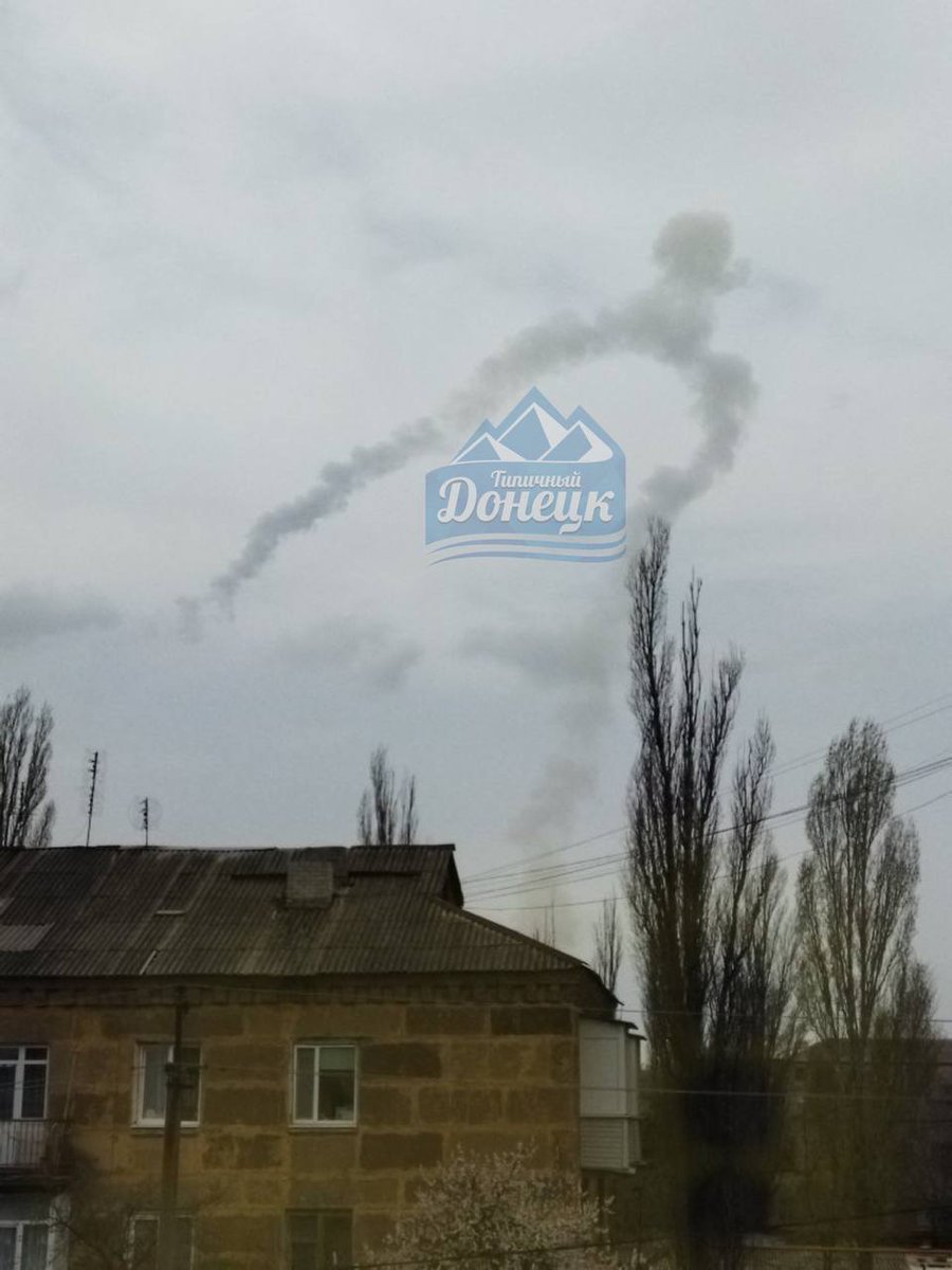 Missile launch at Zhdanivka