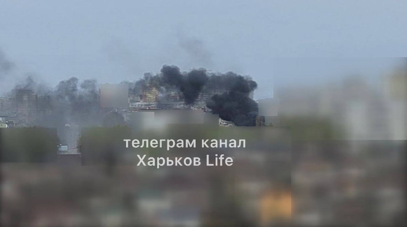 Russian army shelling Saltivka district in Kharkiv