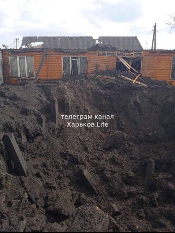 Damage in Barvinkove of Kharkiv region as result of shelling