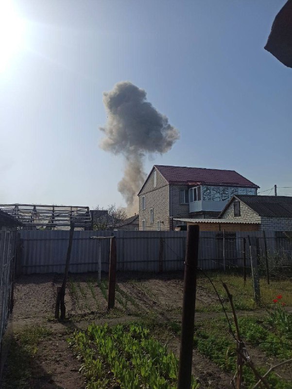 Shelling in Lyman, Donetsk region
