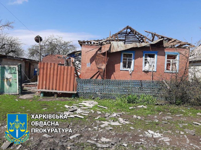 Russian troops shelled Malynivka village near Chuhuiv in Kharkiv region, 3 civilians wounded