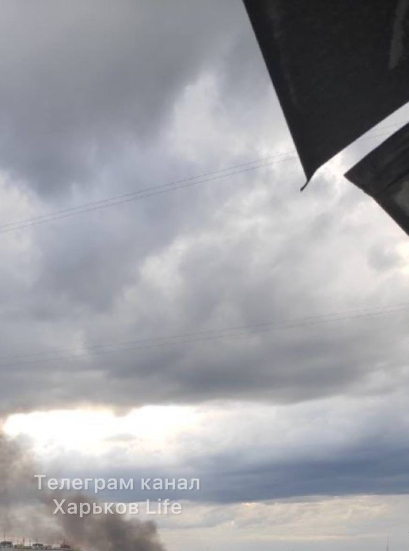 Russian army shelling Kharkiv