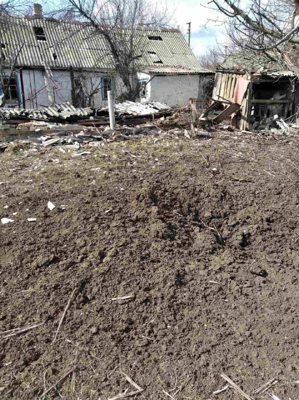 Damage in Poltavka village in Zaporizhzhia region after several days of heavy shelling
