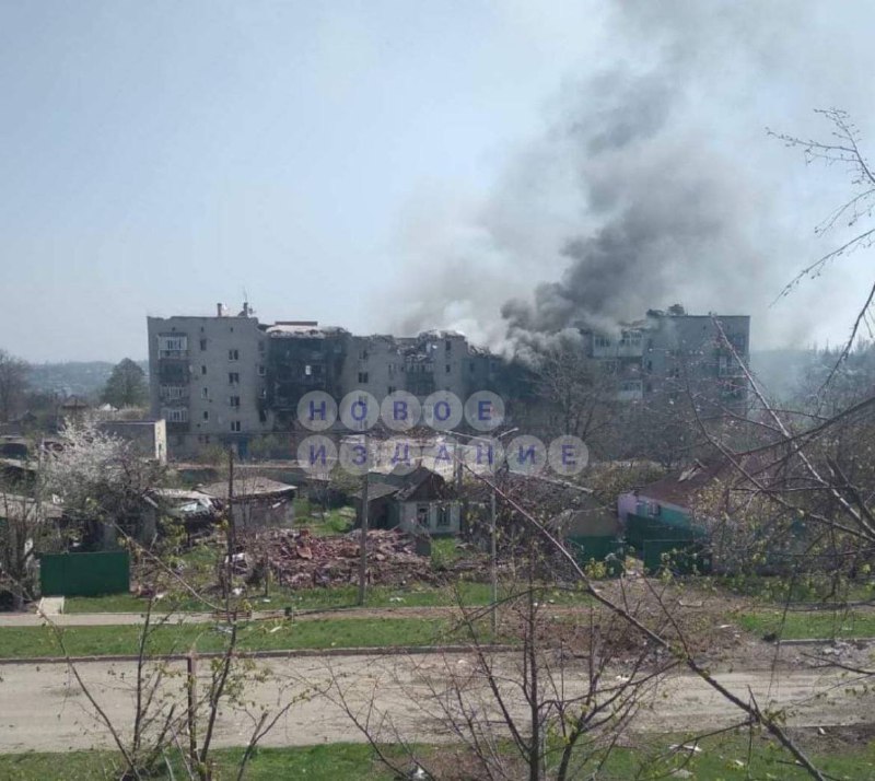 Russian army continues shelling of residential areas of Popasna