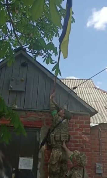 Ukrainian army liberated Molodova village near Stary Saltiv in Kharkiv region