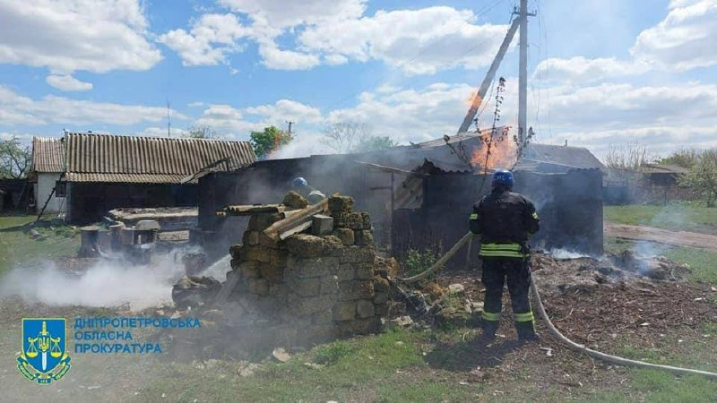 Russian troops shelled Novomykolaivka in Dnipropetrovsk region
