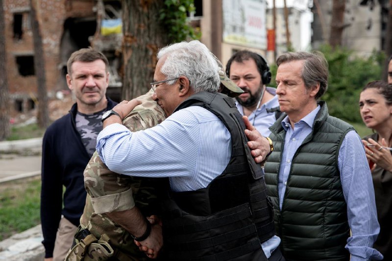 Portuguese PM visited Irpin'