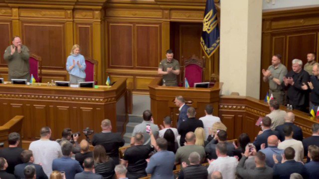 President @AndrzejDuda spoke in the Verkhovna Rada of Ukraine