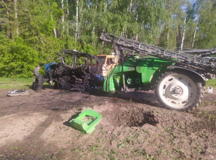 Tractor operator killed as result of landmine explosion in Chernihiv region