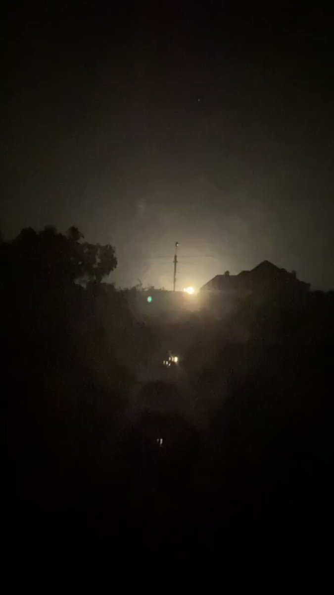 A video reportedly showing the launch of the Iskander missile from the territory of the Belgorod Oblast of Russia at a target in the Kharkiv Oblast of Ukraine a short time ago