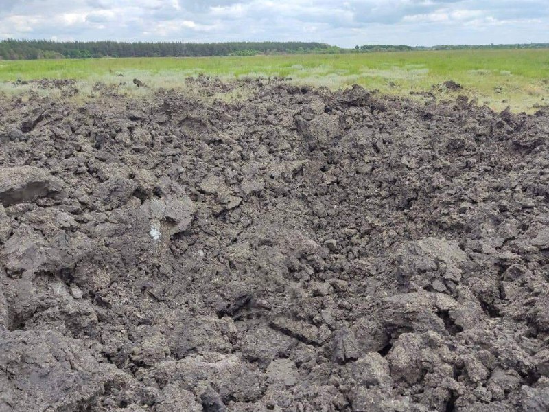 Overnight Russian missile strike hit empty field in Pavlohrad district of Dnipropetrovsk region