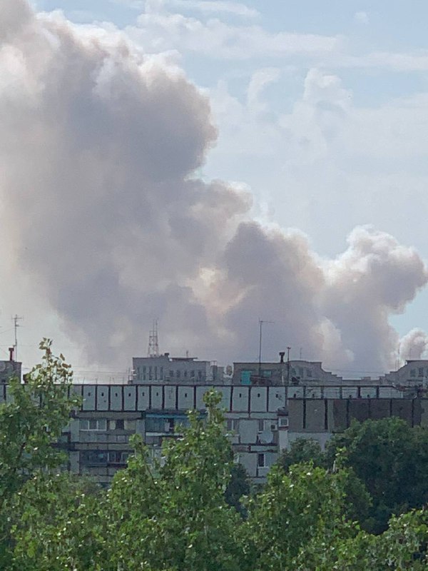 Fire at enterprise in Dnipro city was not caused by missile strikes, no missile strikes recorded