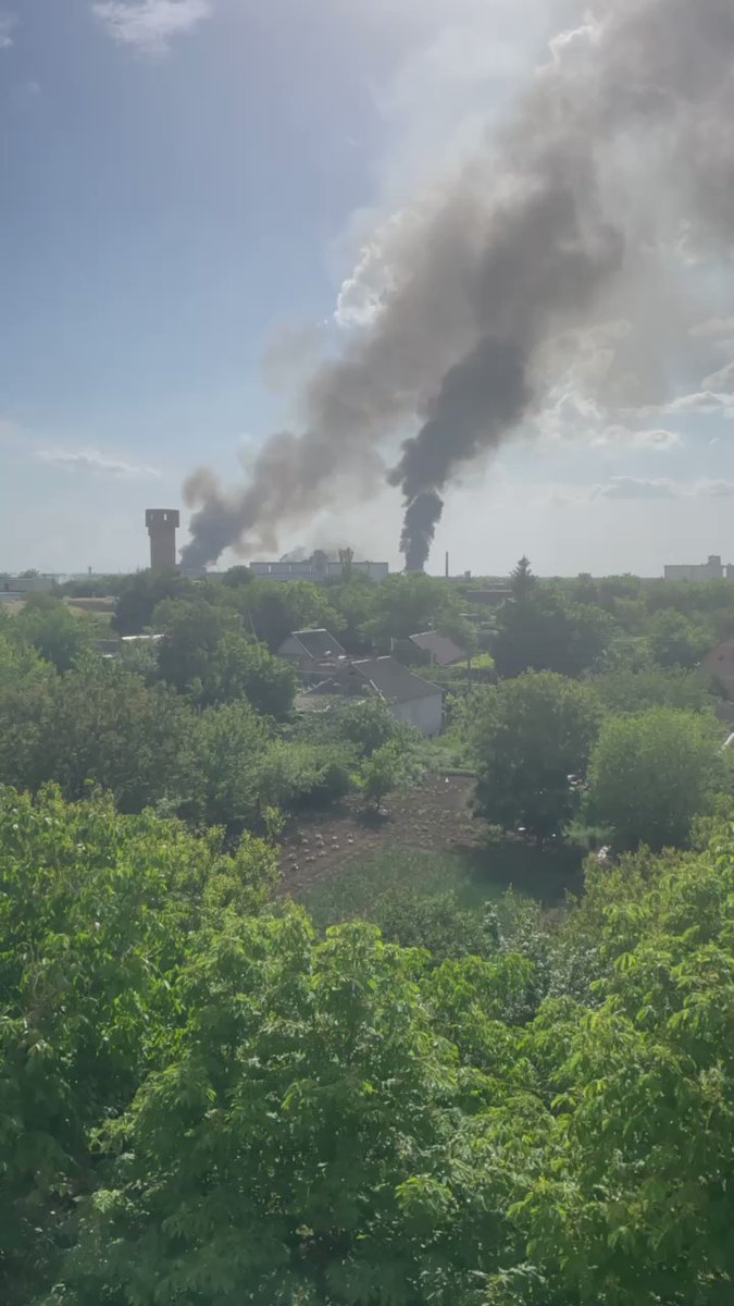 Ukrainian artillery shelled Polohy in Zaporizhzhia