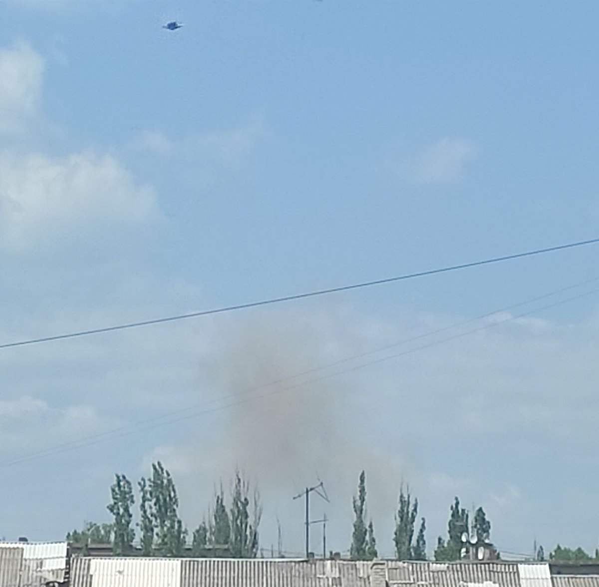 Explosion near Kadiivka
