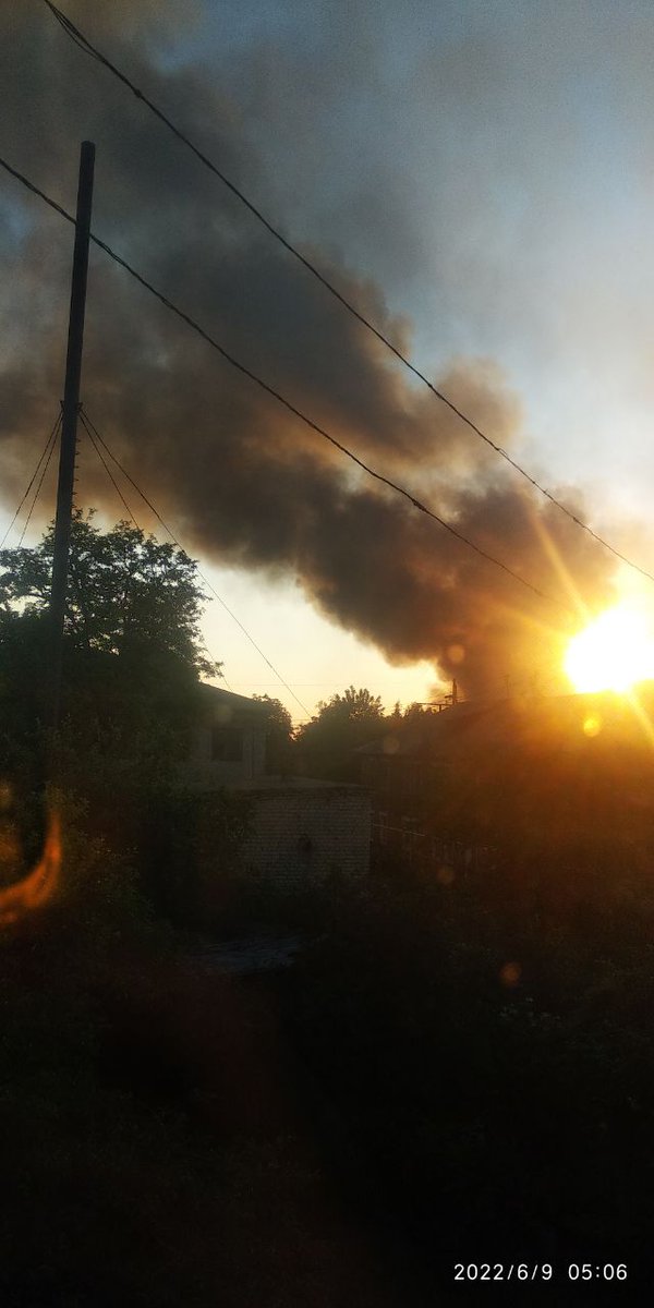 Explosions at arsenal in Kadiivka, Luhansk region