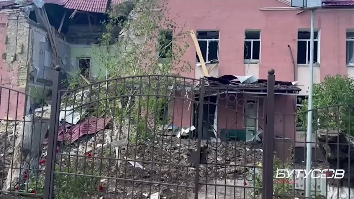 Airstrike destroyed a school in Hirske village of Sieverodonetsk district