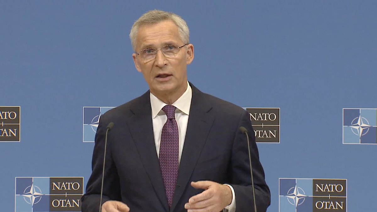 NATO chief Stoltenberg says allies meeting in Brussels today/tmw will discuss how to transition Ukraine from Soviet-era equipment to more modern gear.  When it was expected the war would be limited, the priority was to get Ukrainians whatever they could use fastest. No more