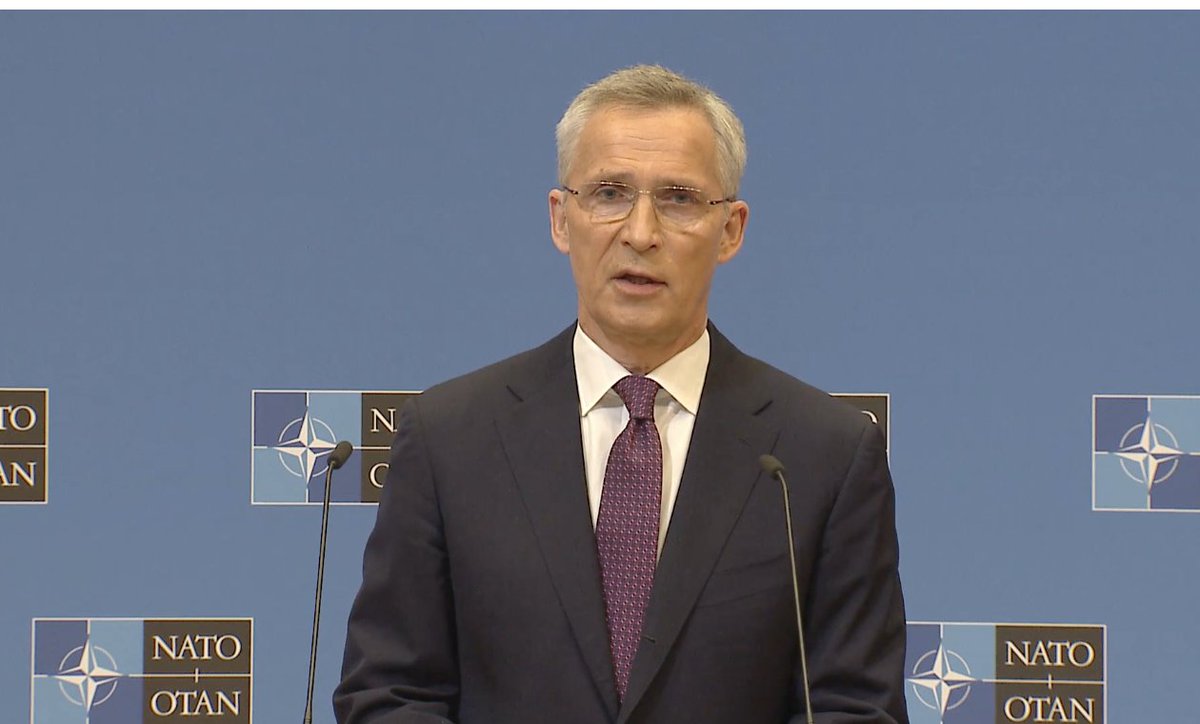 Ukrainian President Zelenskyy is invited to NATO's summit in Madrid, says Sec Gen Stoltenberg, and is expected to address his fellow leaders virtually if he can't travel (for obvious reasons.)  Georgian PM Garibashvili is also invited.   (this is normal procedure)