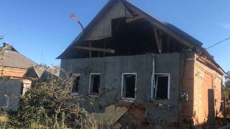 Russian army shelled Zolochiv of Kharkiv region overnight