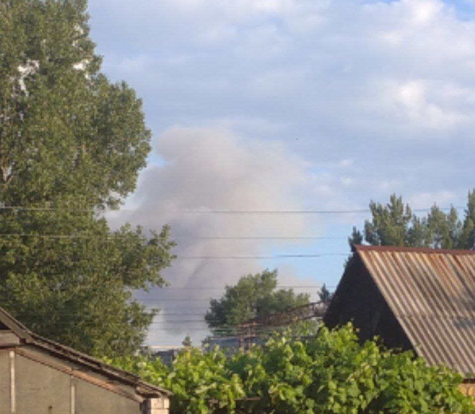 Ammunition depot has reportedly exploded near Khrustalnyi in Luhansk region