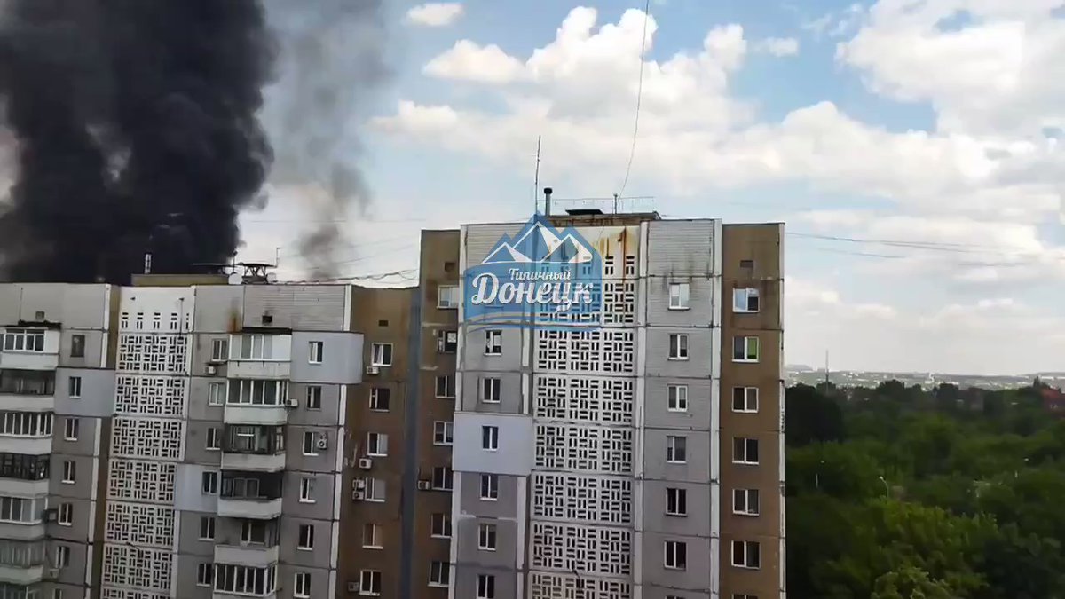 Ammunition warehouse exploded in Donetsk