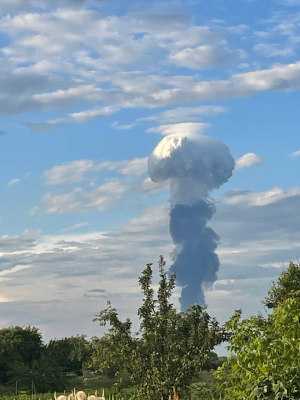 Explosions near Dnipro city