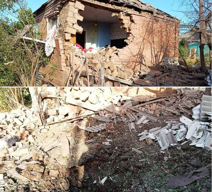 Russian army shelled Tsilynnyi district in Sloviansk