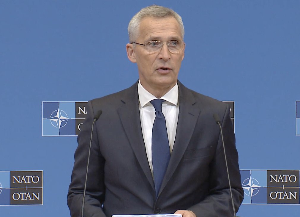 Beefing up their own defenses and supporting Ukraine means allies need to spend more of their GDP on their militaries, says NATO chief Stoltenberg.   The infamous 2% goal allies should aim to move toward by 2024 is now considered more of a floor in spending, he says
