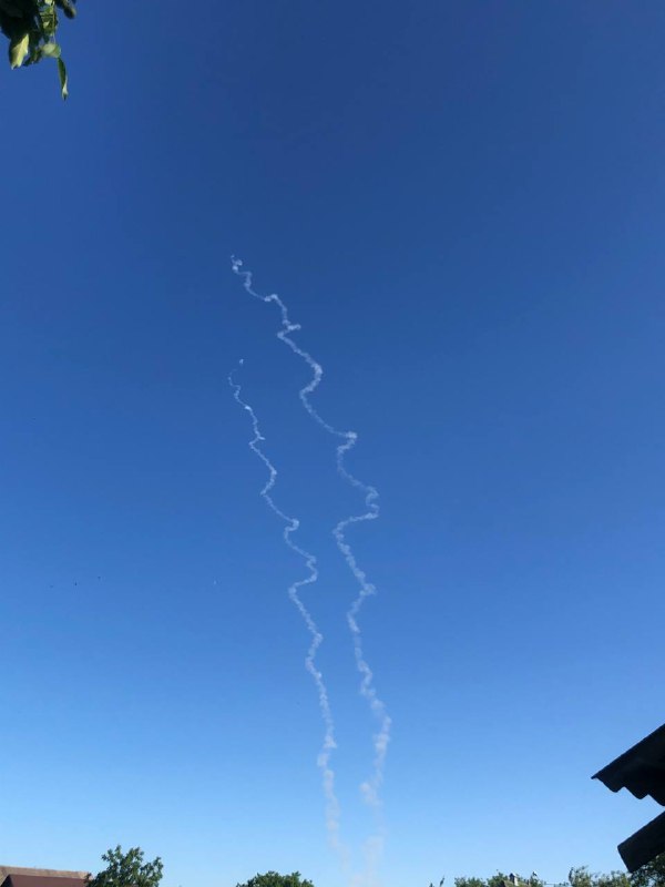 Missile launches in Bilhorod region