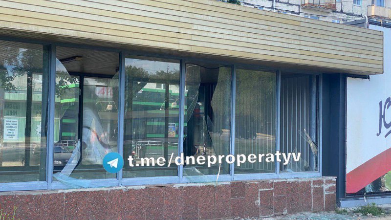 Damage to metro station in Dnipro city as result of Russian missile strike. 6 Kaliber missiles were launched at Dnipro city, 4 shot down,2 hits