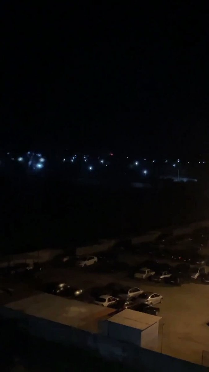 Melitopol in occupied Zaporizhzhia region reportedly getting hit tonight