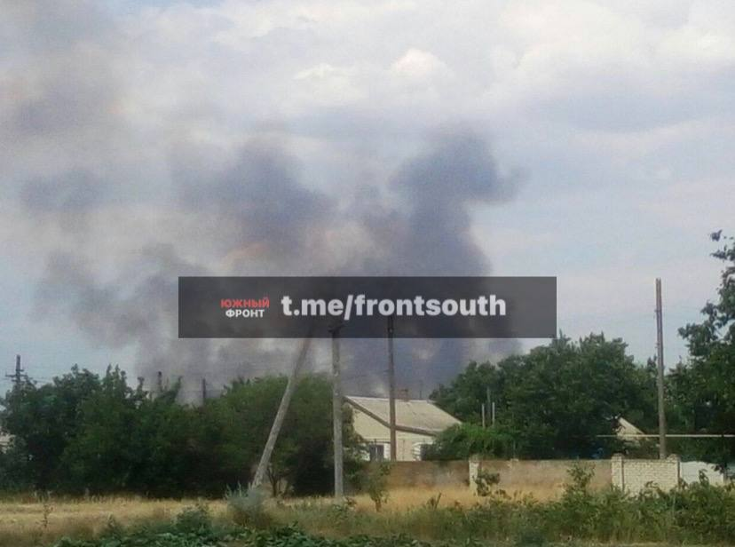 Explosions are military base near Kyselivka, Kherson region