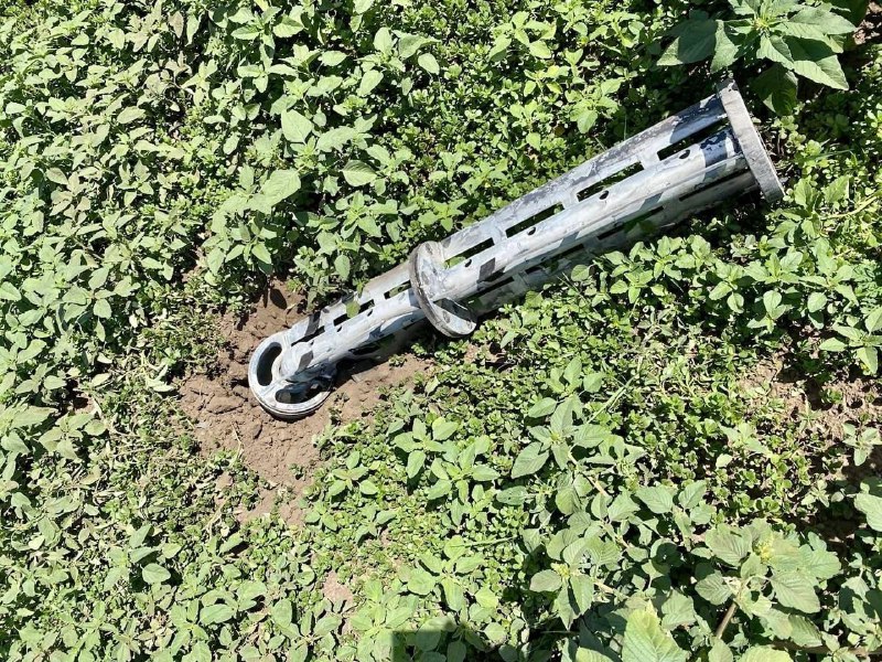 Civilian from Tavriiske village of Zaporizhzhia region wounded as result of explosion of Uragan cluster munition bomblet