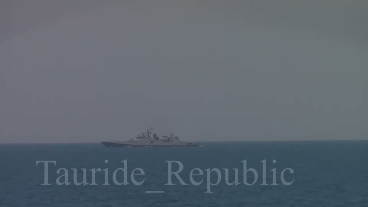 Video showing a Kalibr cruise missile failure