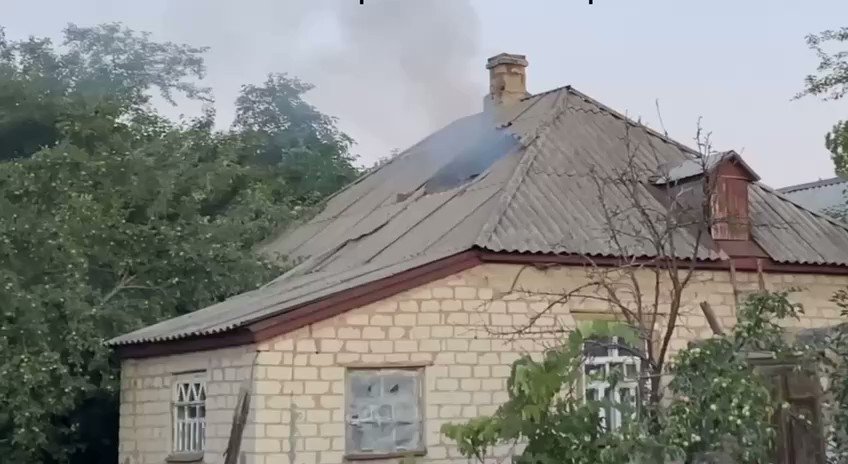 Warehouses with ammunition exploded in Khartsyzk overnight