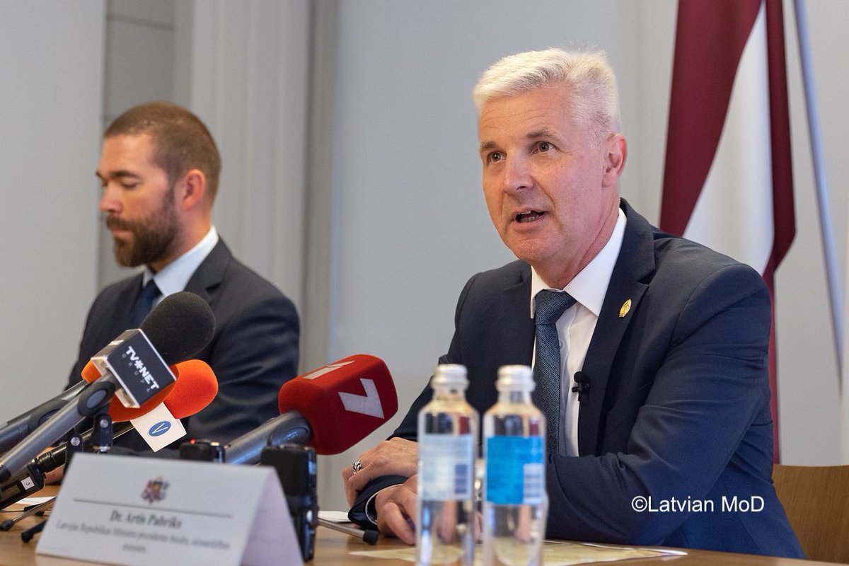 Latvia reinstitutes conscription for men aged 18-27, saying the security implications of Russia-Ukraine war have exhausted other means of boosting   the defense forces.  DefMin @Pabriks says having more citizens ready to engage in combat is necessary in order to survive