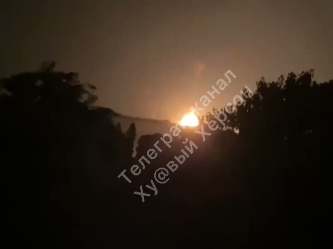 Explosions at ammunition depot in Nova Kakhovka, Kherson region