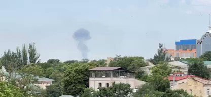 Explosions reported near Kherson