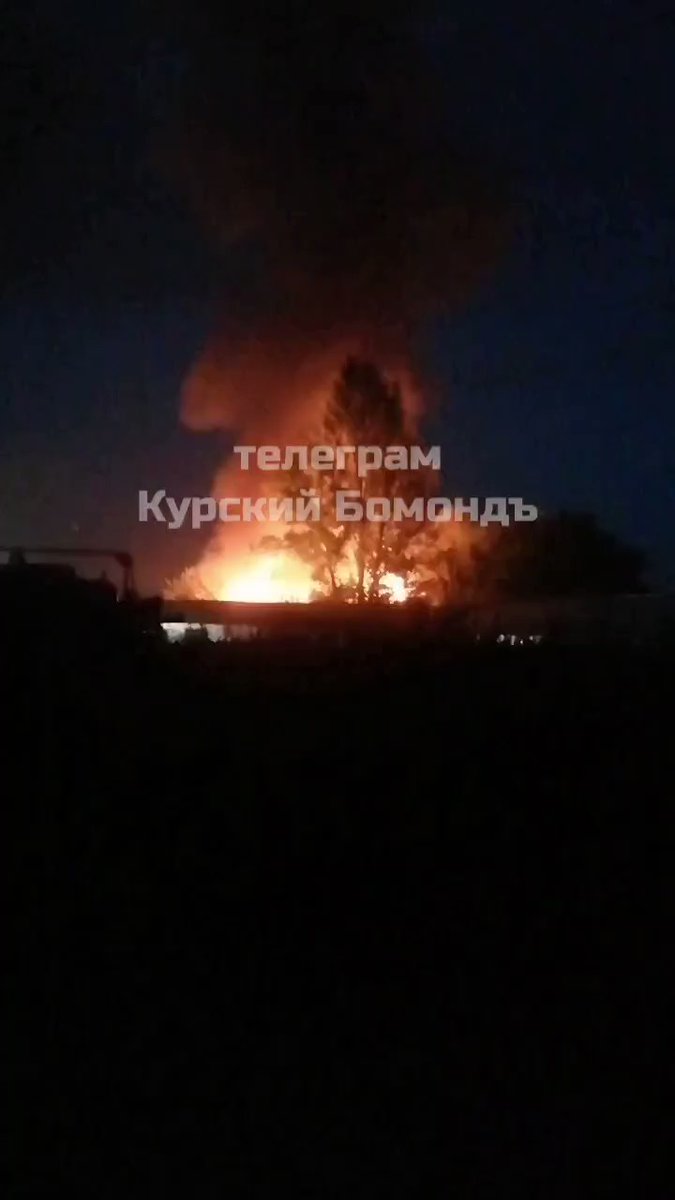 Reports of explosions in the Kursk region of Russia near the border with Ukraine