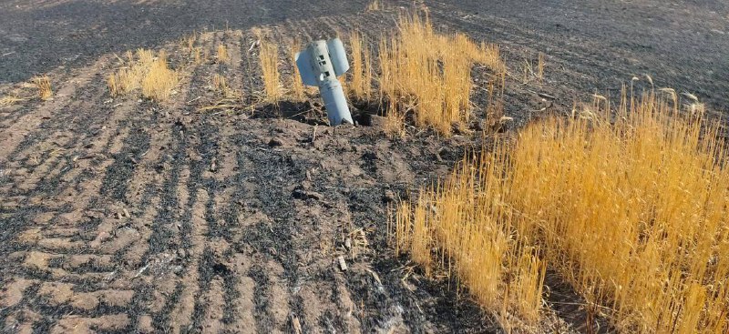 Russian troops shelled a field near Zelenodolsk of Dnipropetrovsk region with MLRS Uragan