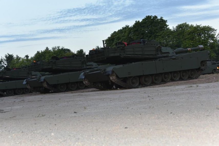 Defence Minister of Poland Mariusz Błaszczak: The first of 28 Abrams tanks arrived at the Land Forces Training Center. Soon the soldiers of the Iron Division will begin training. This year we are still waiting for the Patriot and Bayraktar systems - shock drones that have proven very well in the war in Ukraine